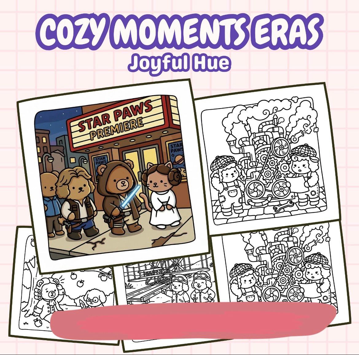 St. x Coloring Book - Cozy Moments Eras