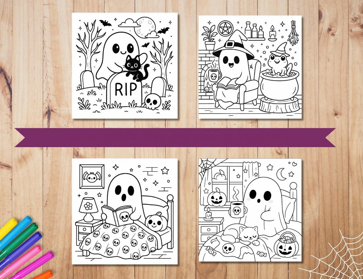 St. x Coloring Book - Spooky Cutie