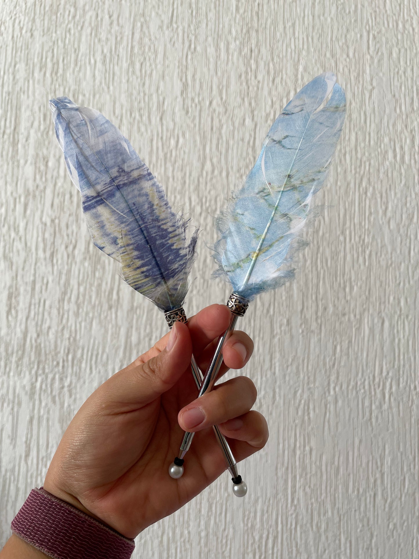 St. E. Pluma con pluma