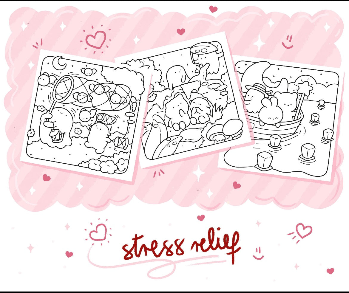 St. x Coloring Book - Spooky Dreams