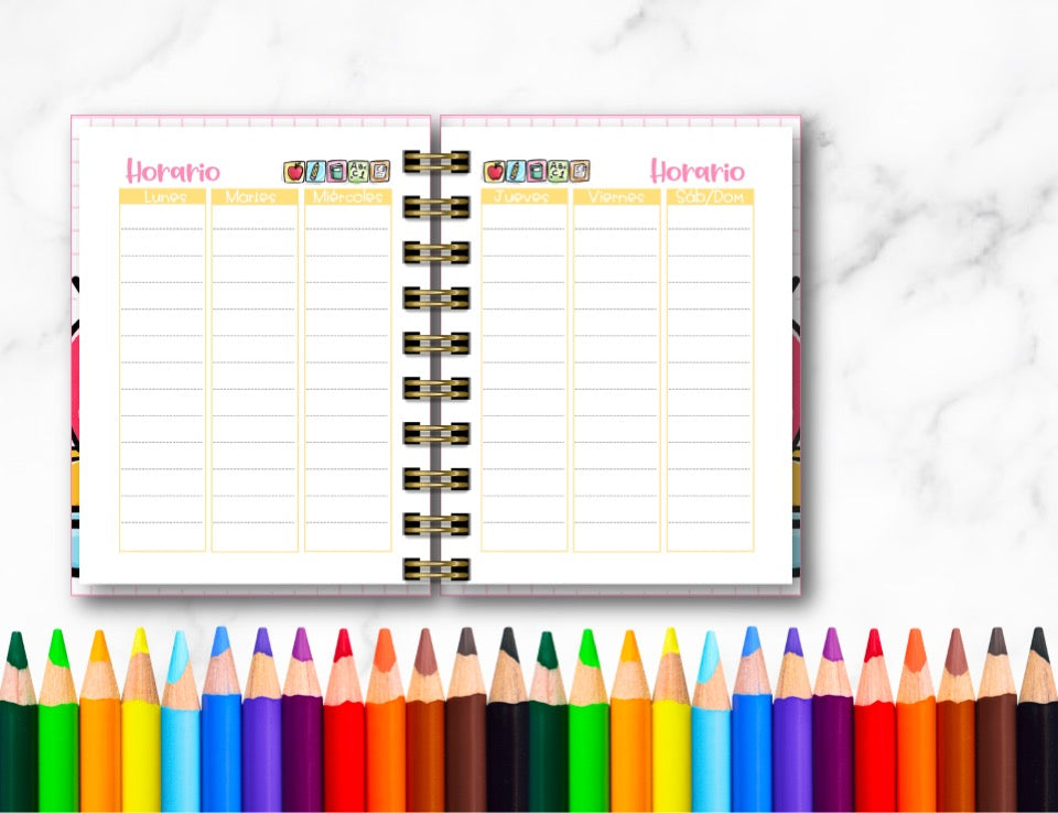 Doc. Mini Agenda Docente - Profe Cute