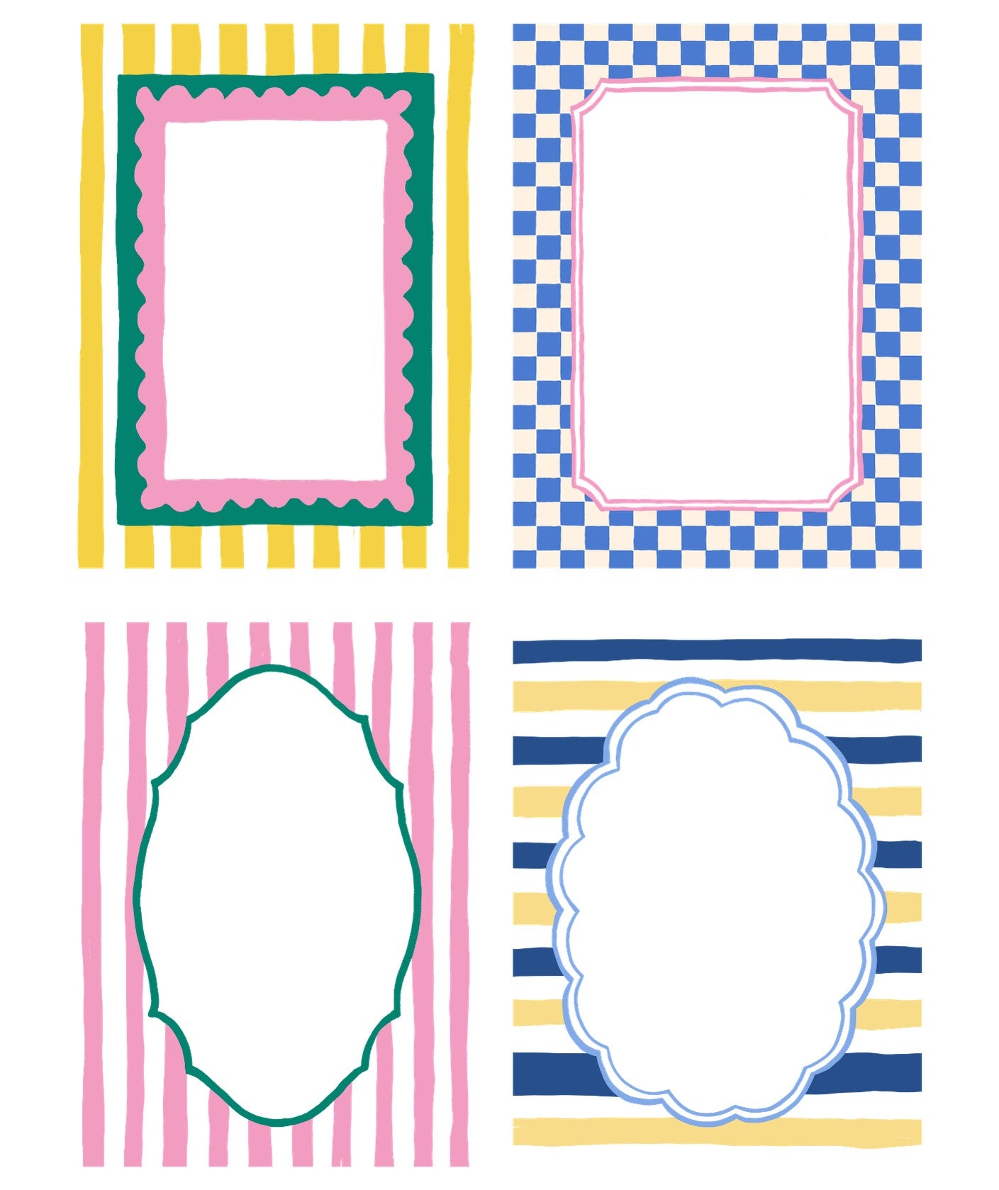 St. Stickers Journal Frames