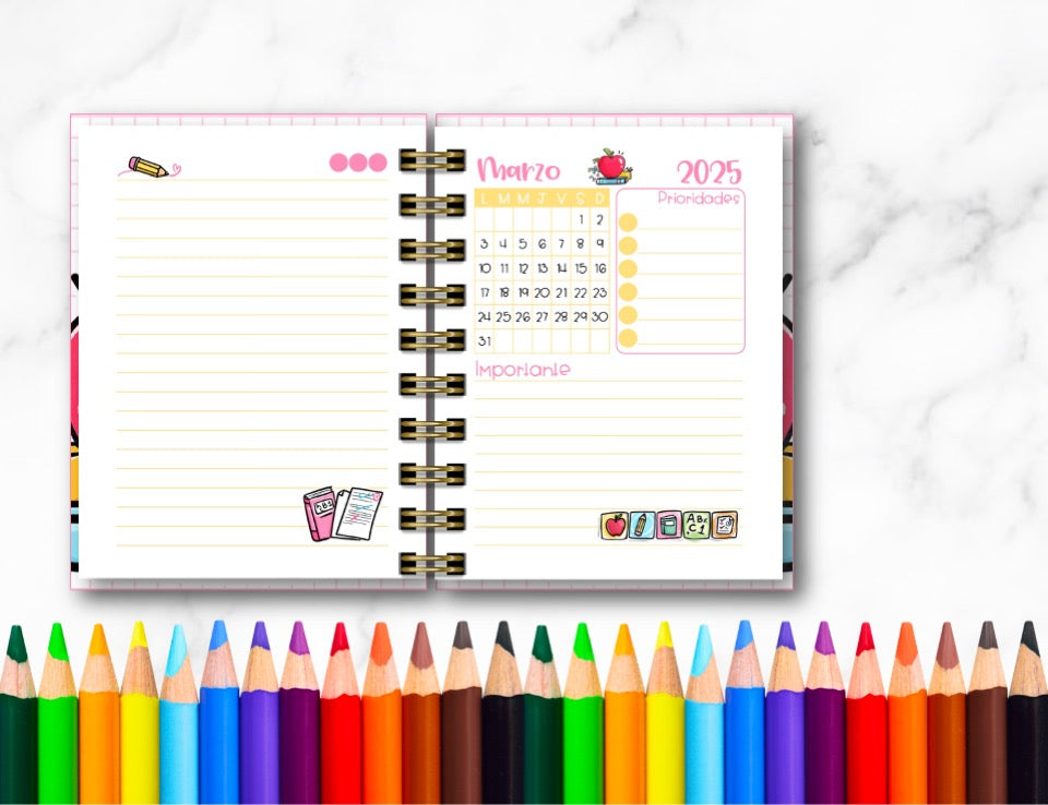 Doc. Mini Agenda Docente - Profe Cute