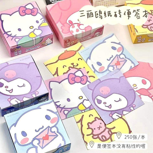 St. Post it Block Sanrio