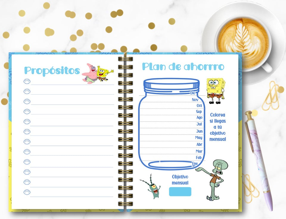 Agenda Bob Esponja S.