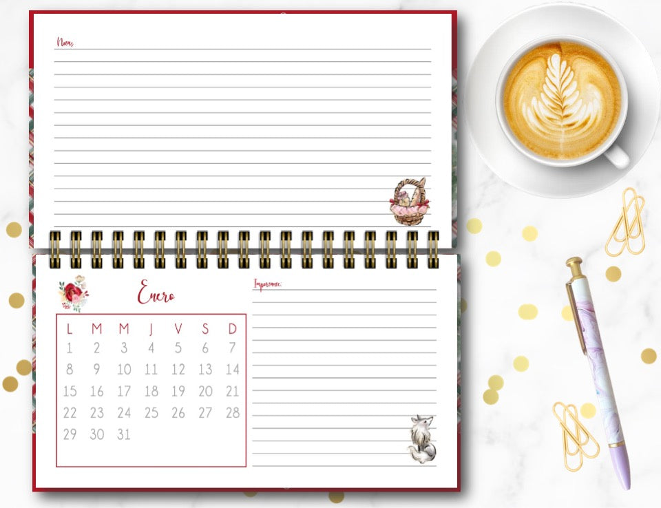 Agenda Caperucita Roja S.