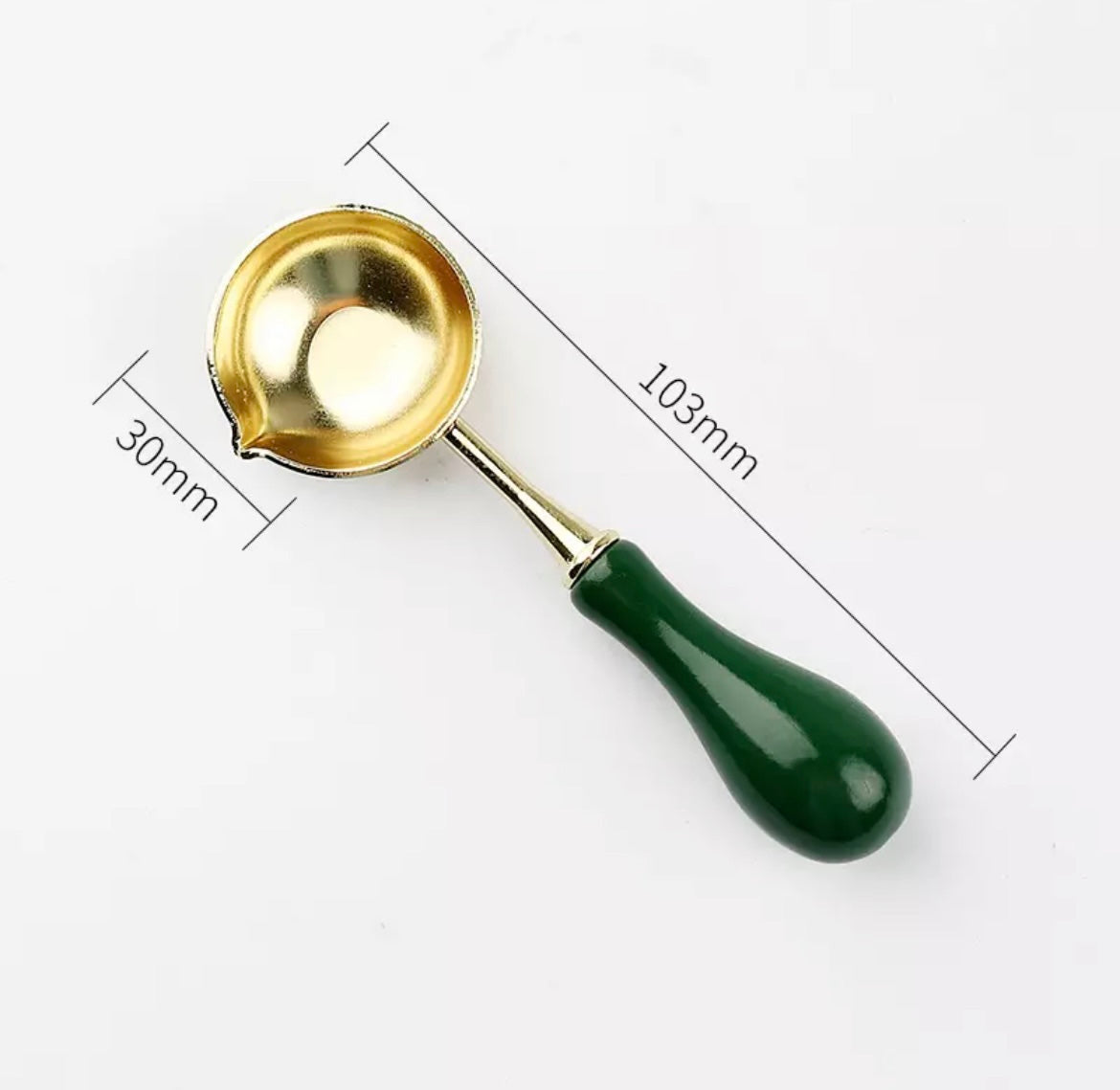 St. Sello de lacre: cuchara para cera