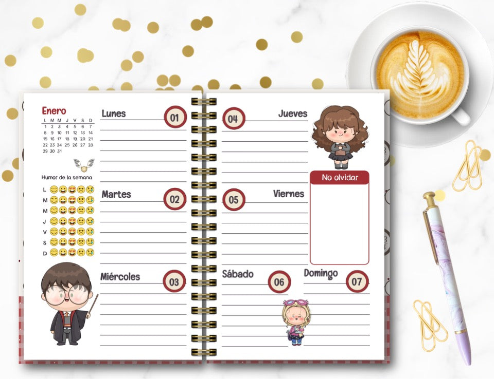 Agenda Harry Potter 2 S.