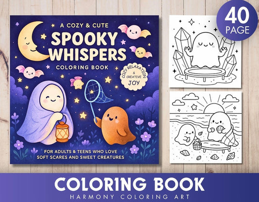 St. x Coloring Book - Spooky Whispers