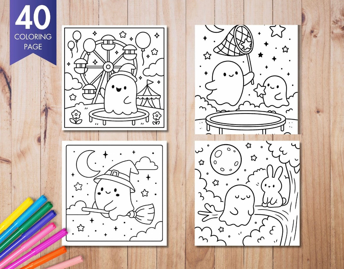 St. x Coloring Book - Spooky Whispers