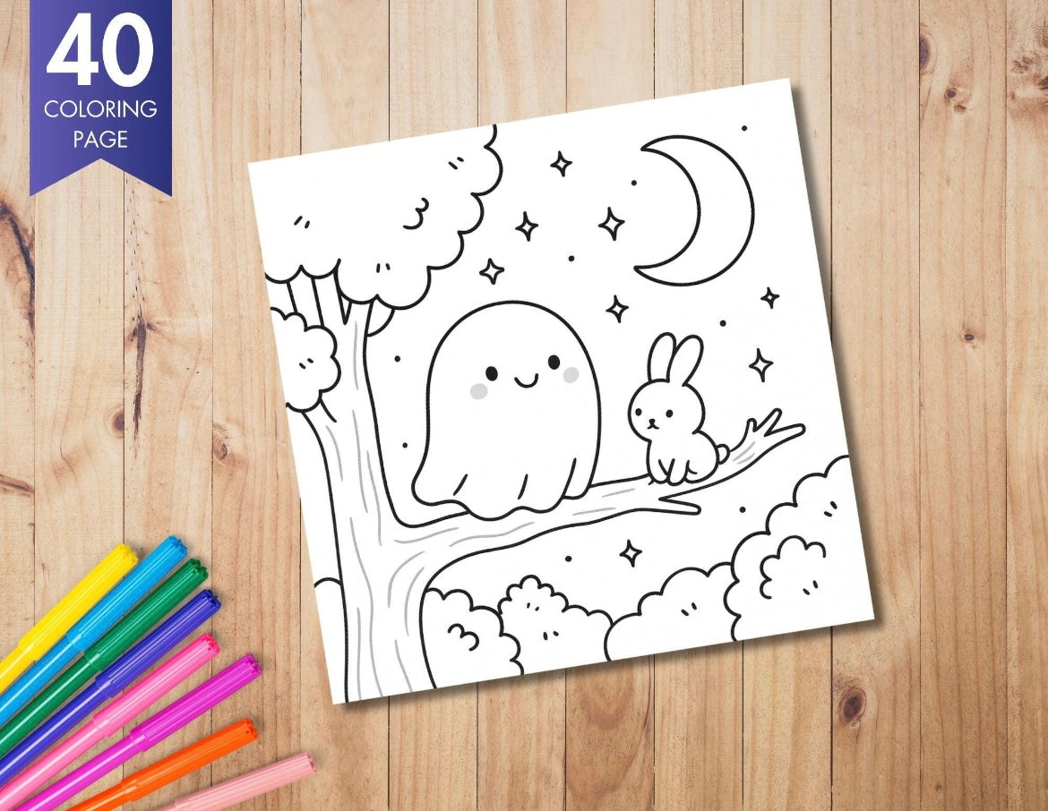 St. x Coloring Book - Spooky Whispers