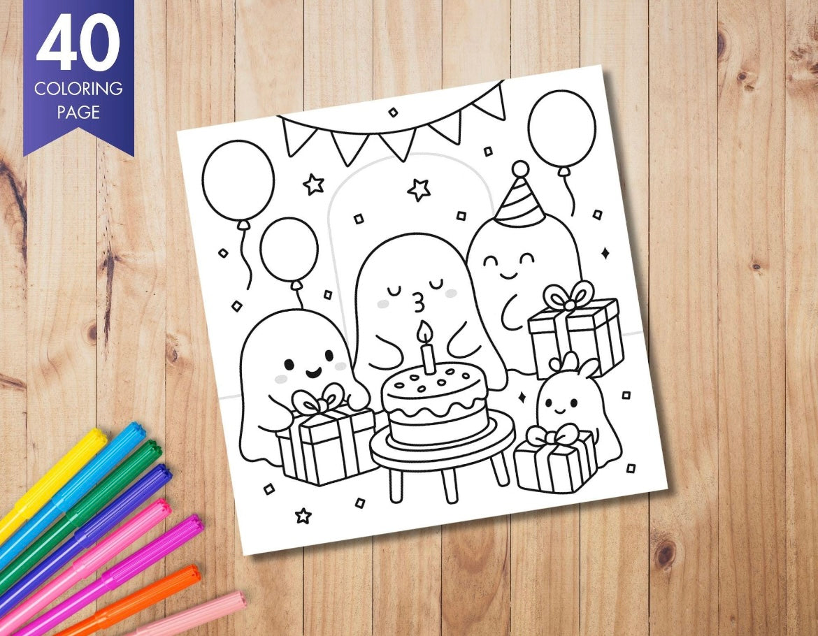 St. x Coloring Book - Spooky Whispers