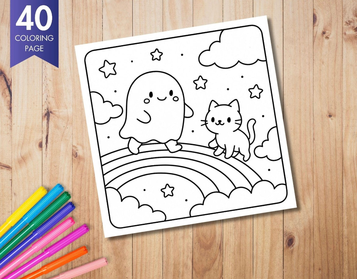 St. x Coloring Book - Spooky Whispers