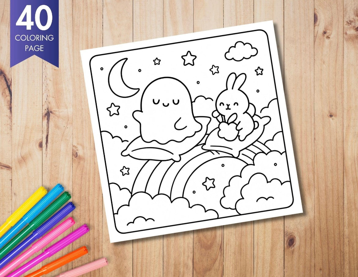 St. x Coloring Book - Spooky Whispers