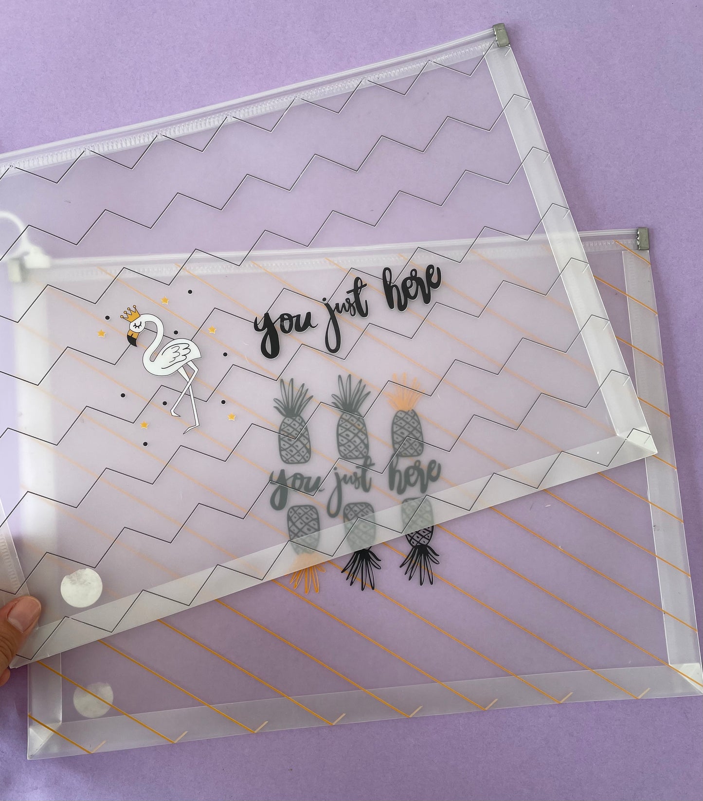 St. Folder transparente