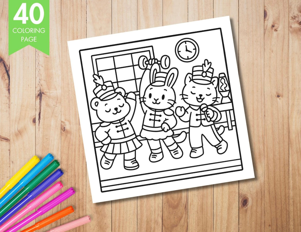 St. x Coloring Book - Cozy Eras