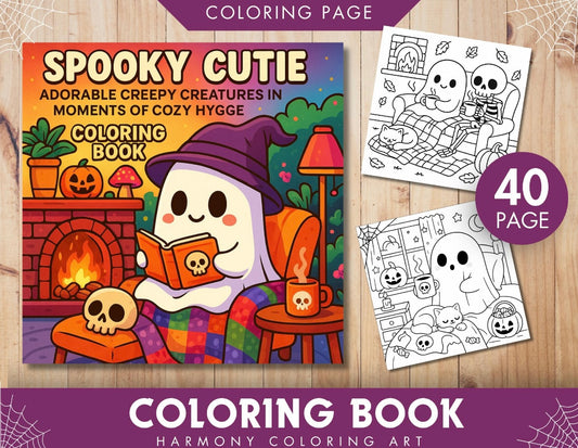 St. x Coloring Book - Spooky Cutie