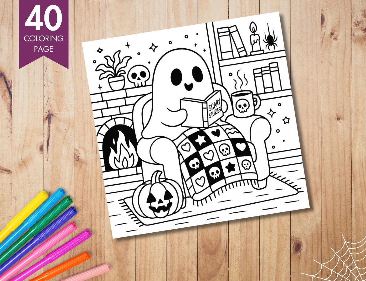 St. x Coloring Book - Spooky Cutie