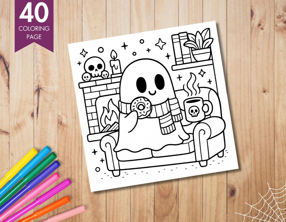St. x Coloring Book - Spooky Cutie