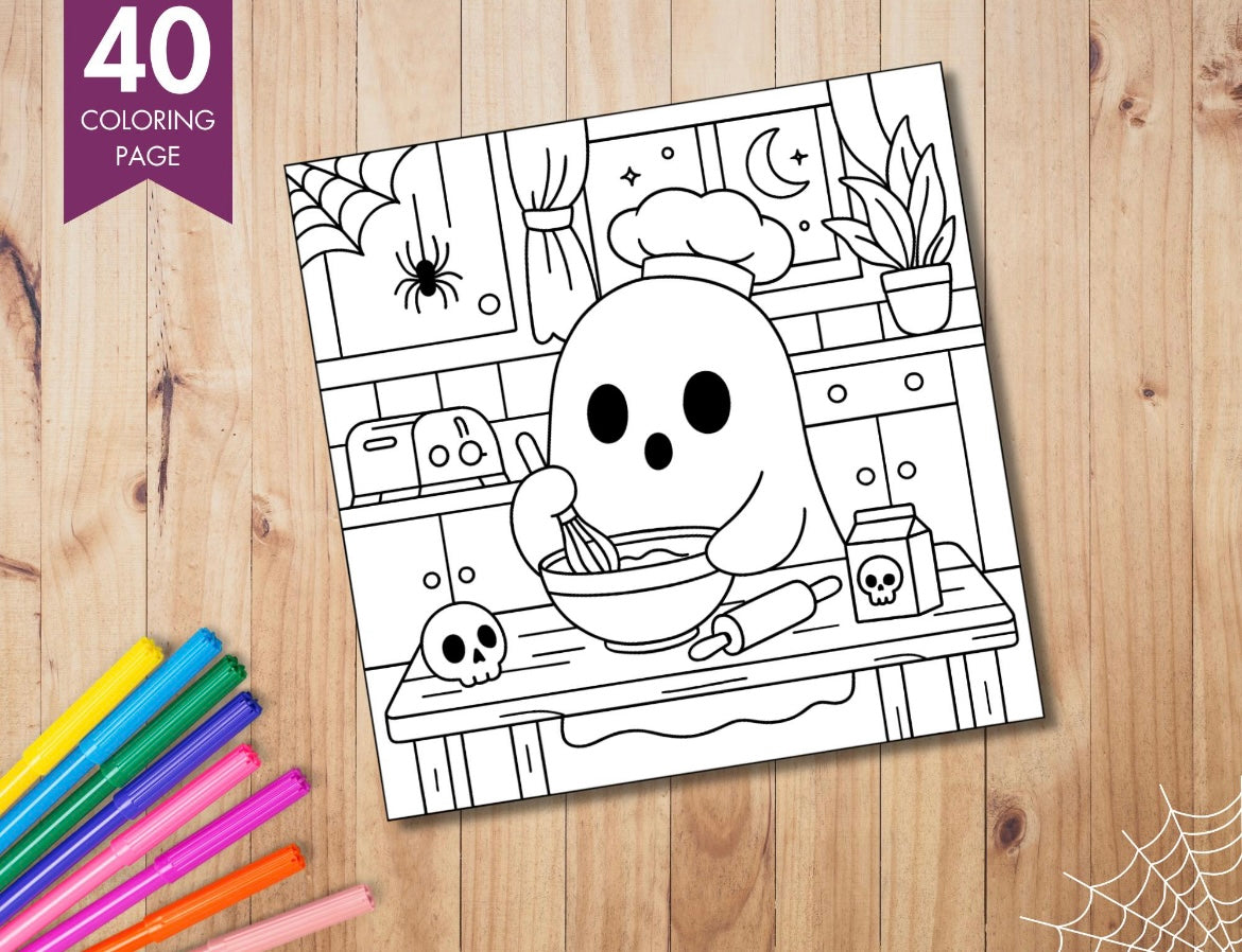 St. x Coloring Book - Spooky Cutie