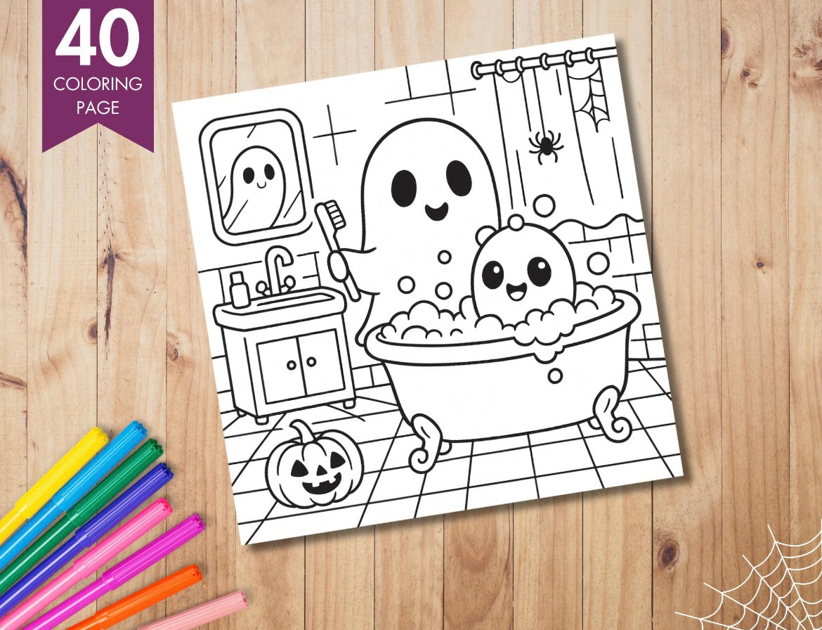 St. x Coloring Book - Spooky Cutie
