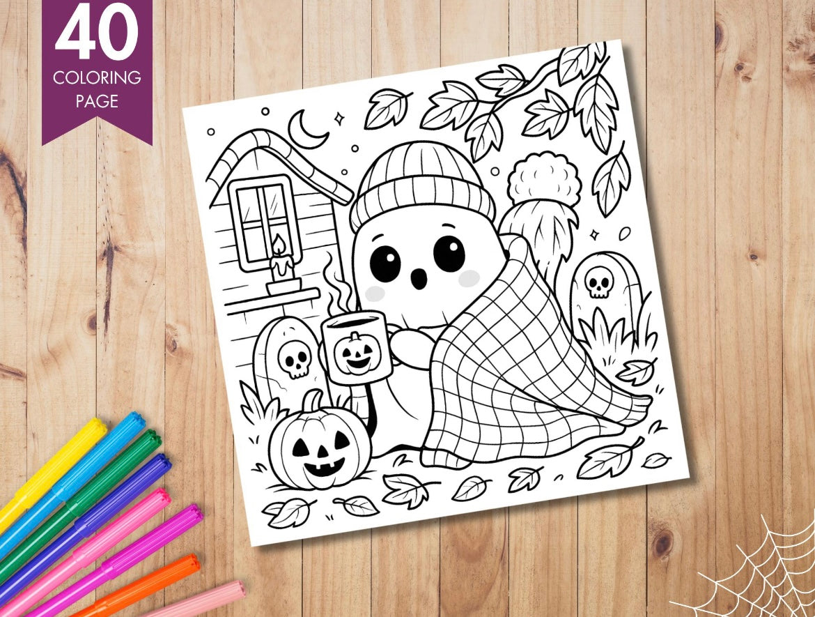 St. x Coloring Book - Spooky Cutie