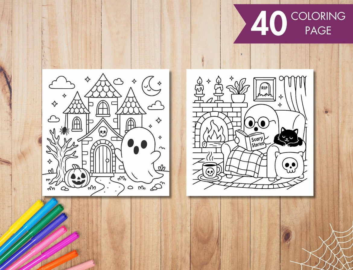 St. x Coloring Book - Spooky Cutie