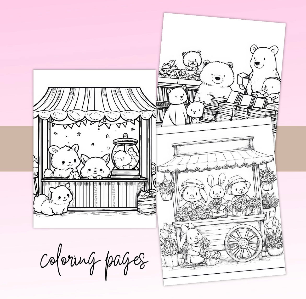 St. x Coloring Book - Cozy Cute