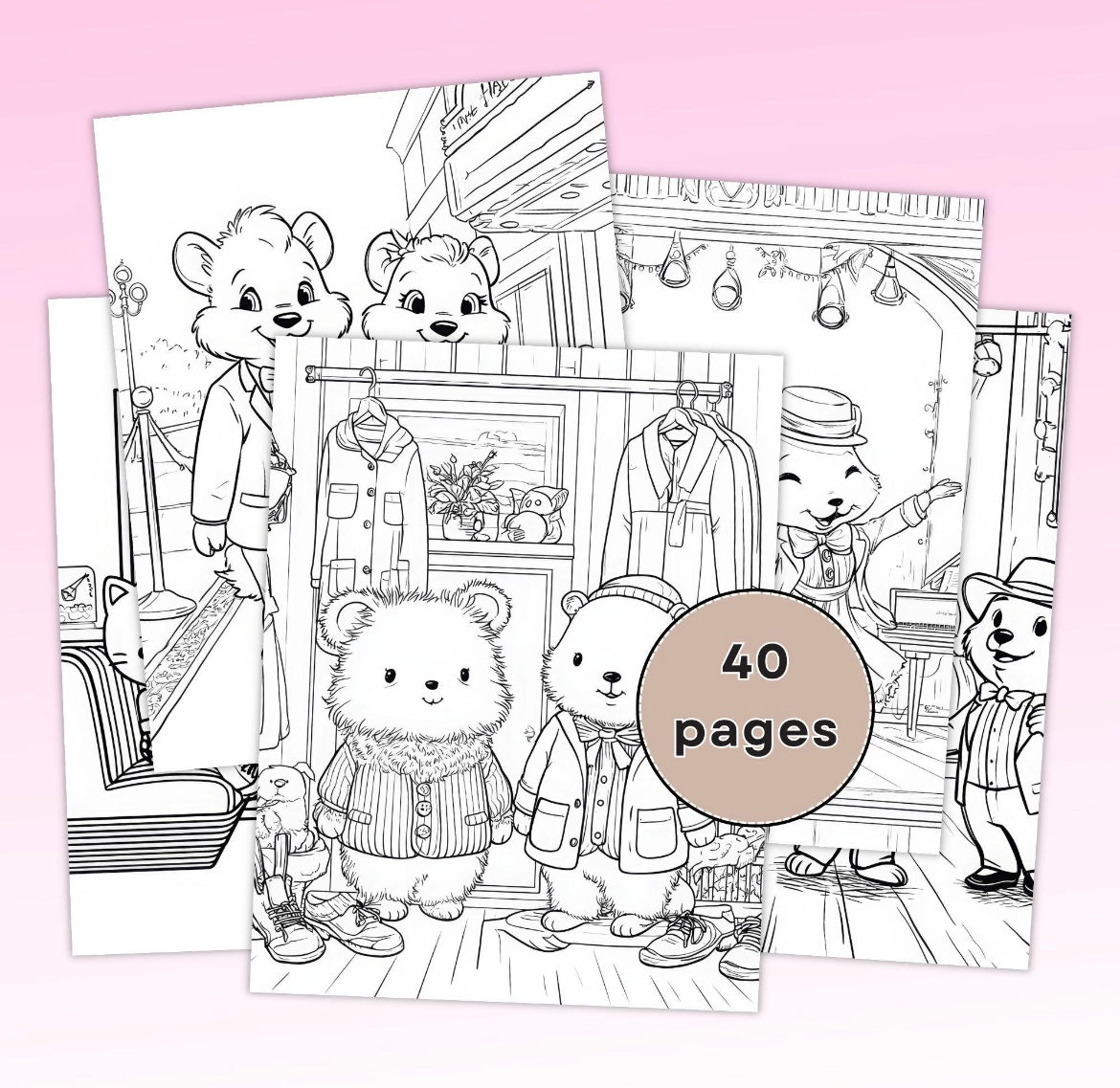St. x Coloring Book - Cozy Cute