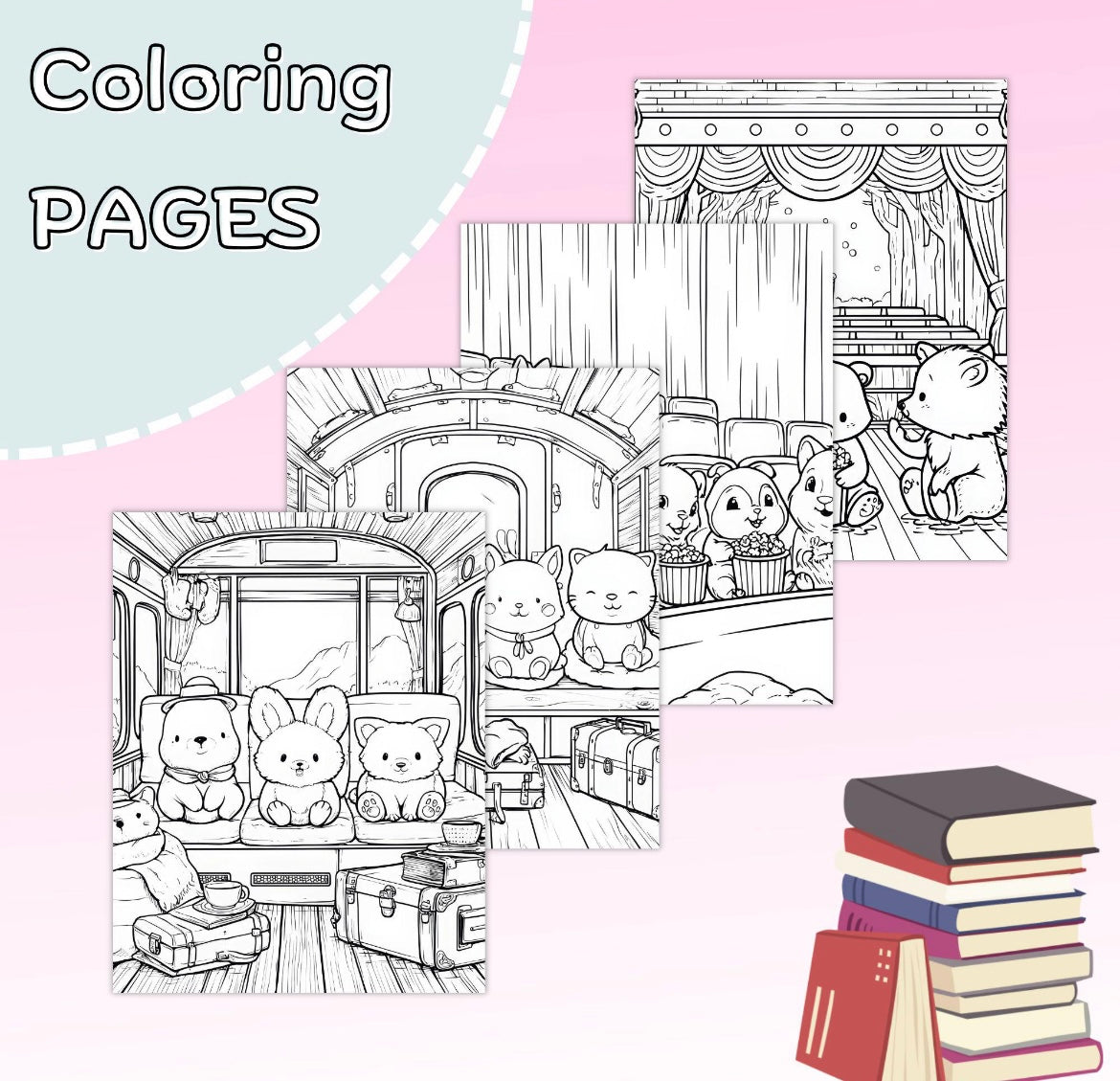St. x Coloring Book - Cozy Cute