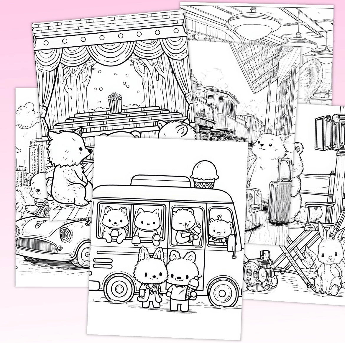 St. x Coloring Book - Cozy Cute