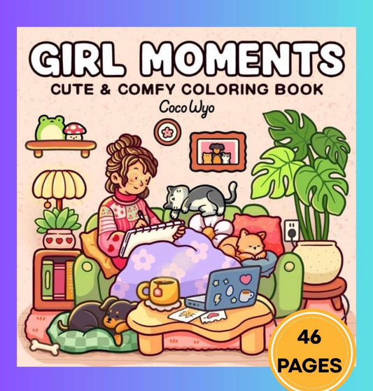 St. x Coloring Book - Girl Moments