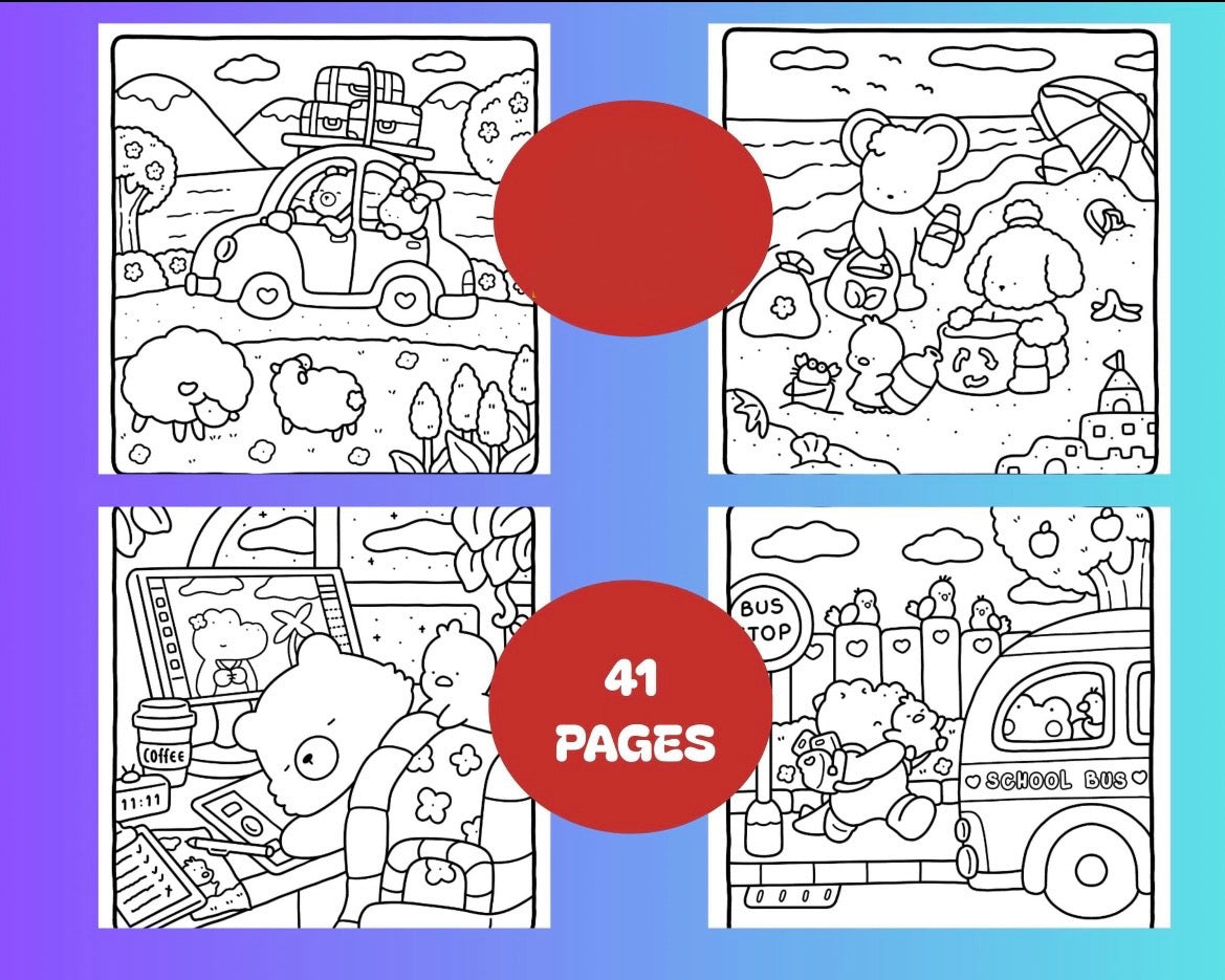 St. x Coloring Book - Little Cuddles