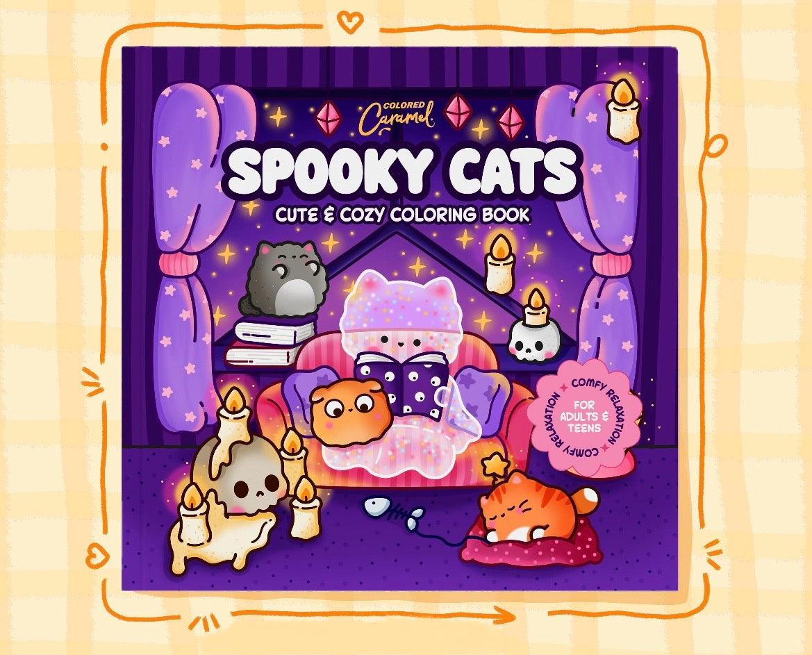 St. x Coloring Book - Spooky Cats