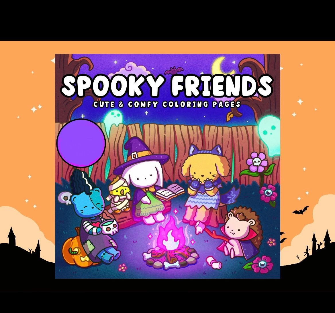 St. x Coloring Book - Spooky Friends