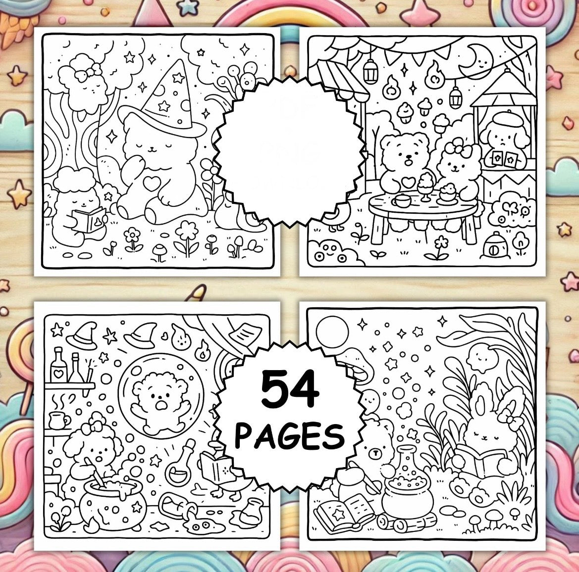 St. x Coloring Book - Magic Whimsy
