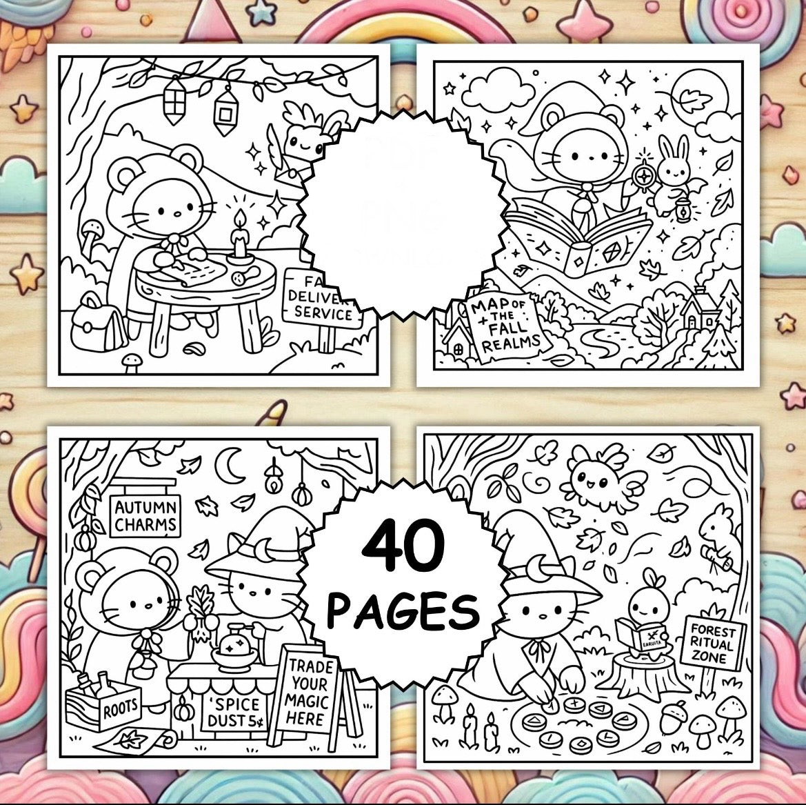St. x Coloring Book - Magical Autumn