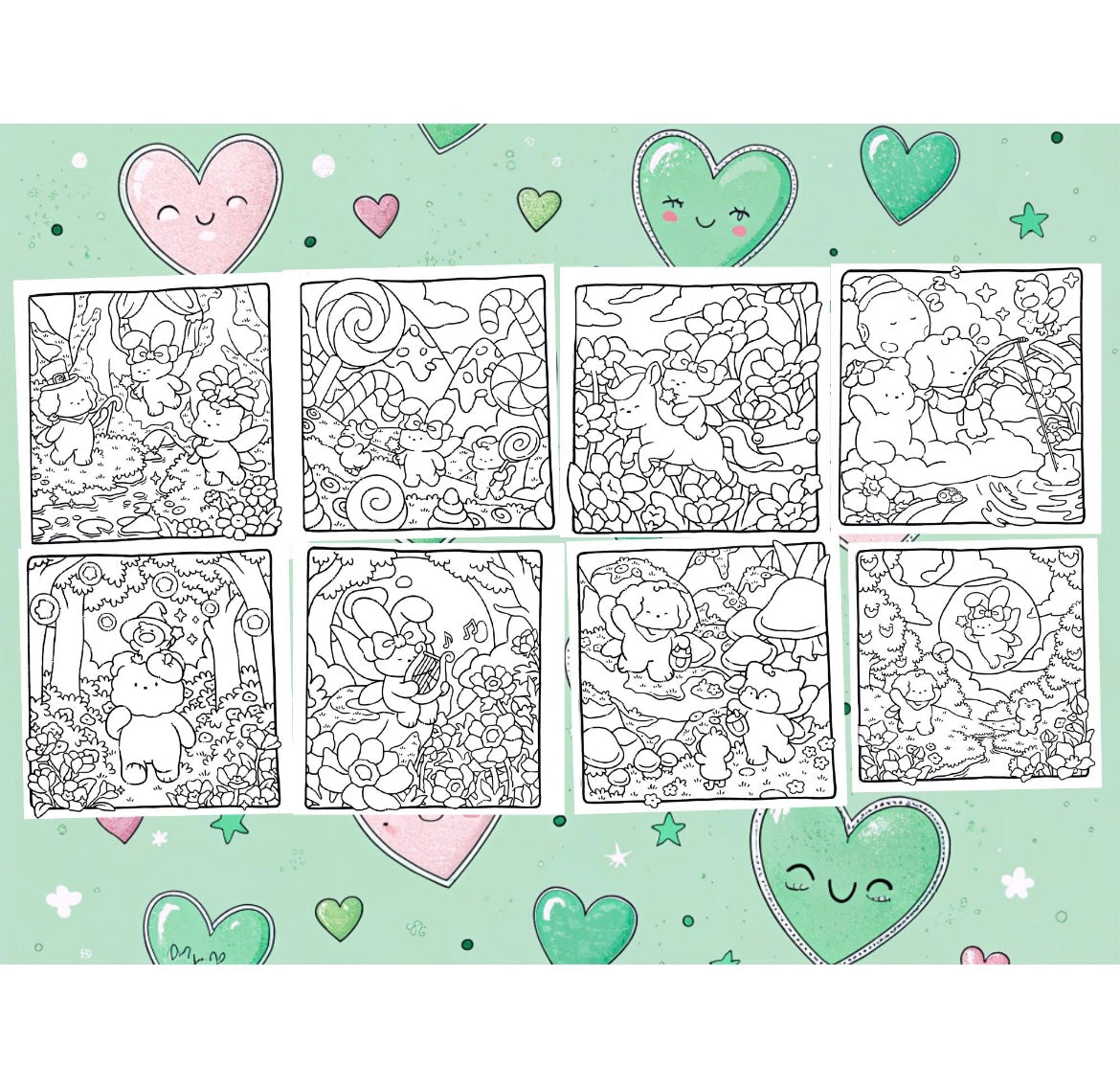 St. x Coloring Book - Cozy Fantasy