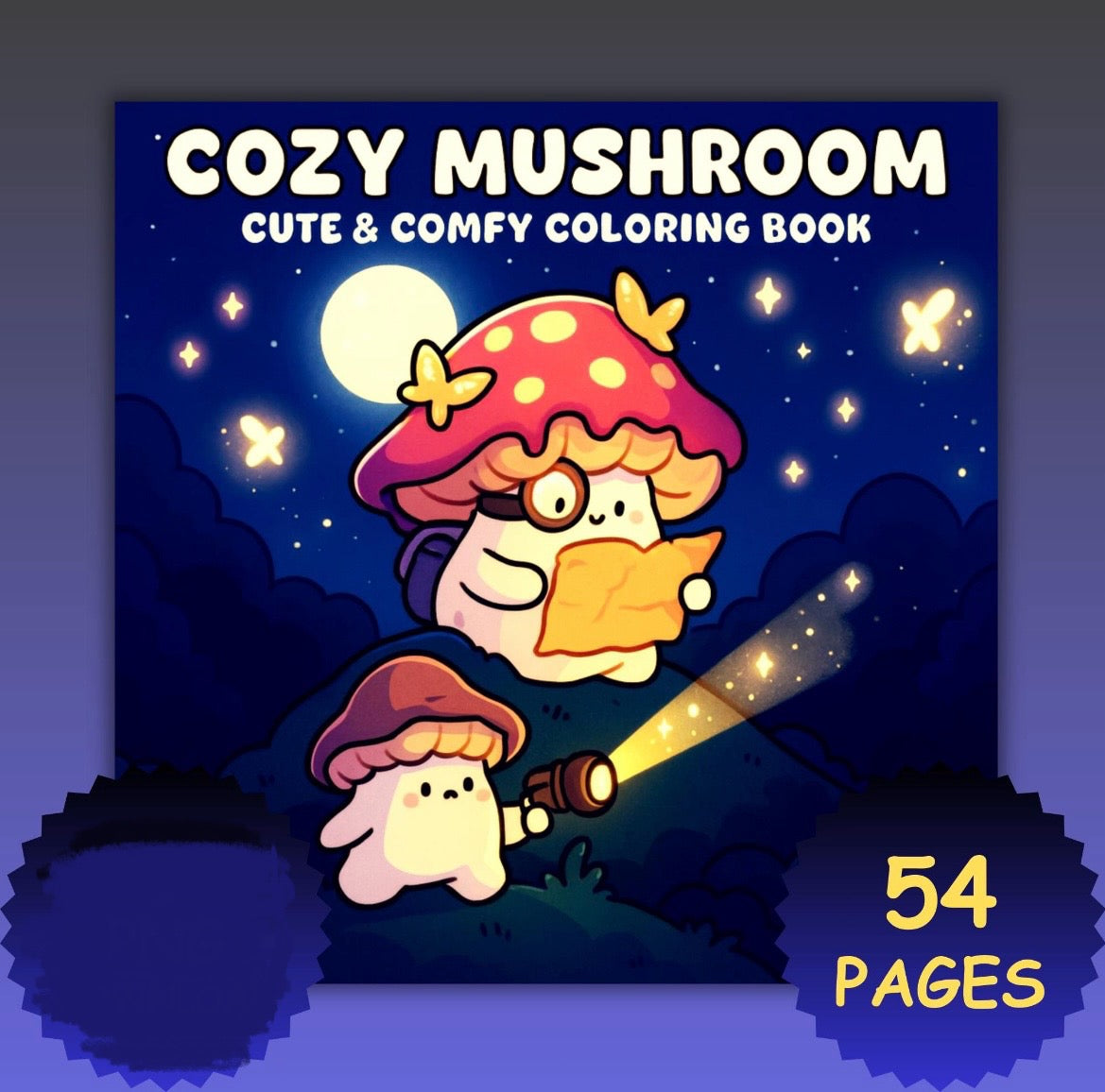 St. x Coloring Book - Cozy Mushroom