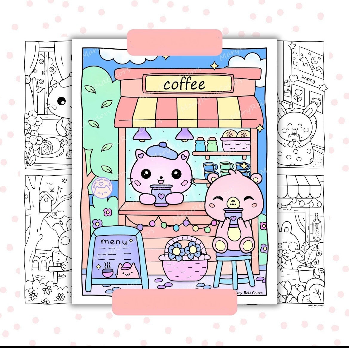 St. x Coloring Book Kawaii