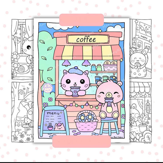 St. x Coloring Book Kawaii