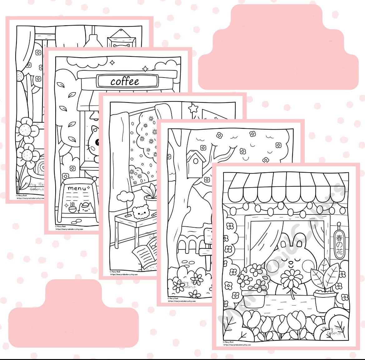 St. x Coloring Book Kawaii