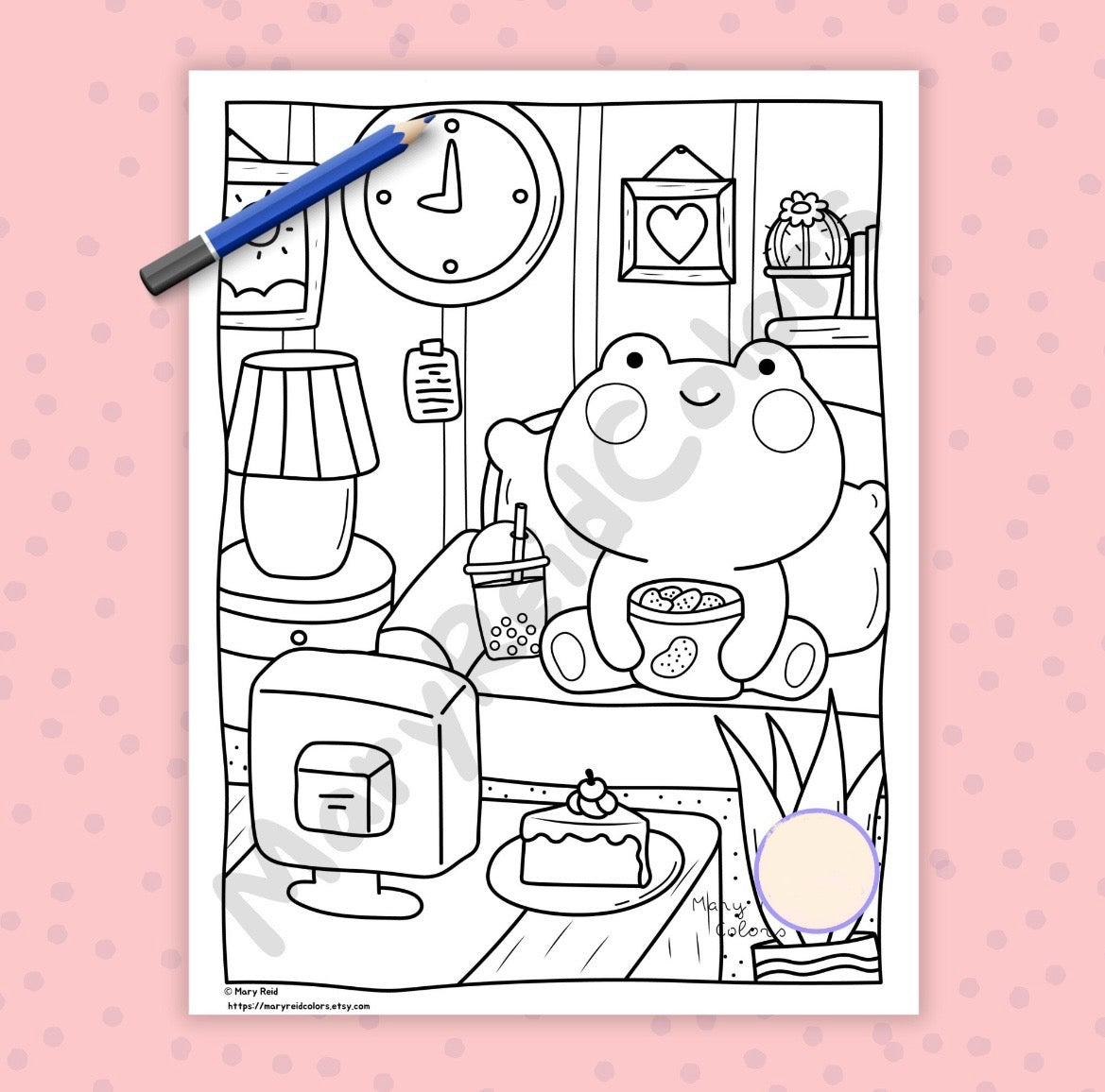 St. x Coloring Book Kawaii