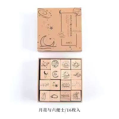 St. Sello Set "Moon & Sixpence Series Seal"