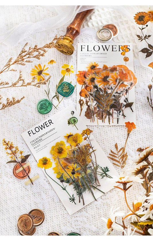 St. Stickers "Collection Of Dried Flowers"