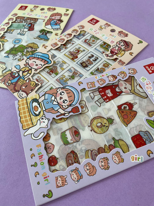 St. Stickers Girl Kawaii
