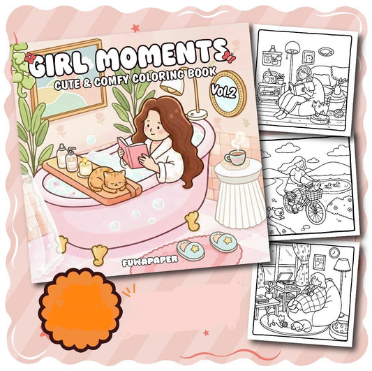 St. x Coloring Book - Girl Moments Vol. 2