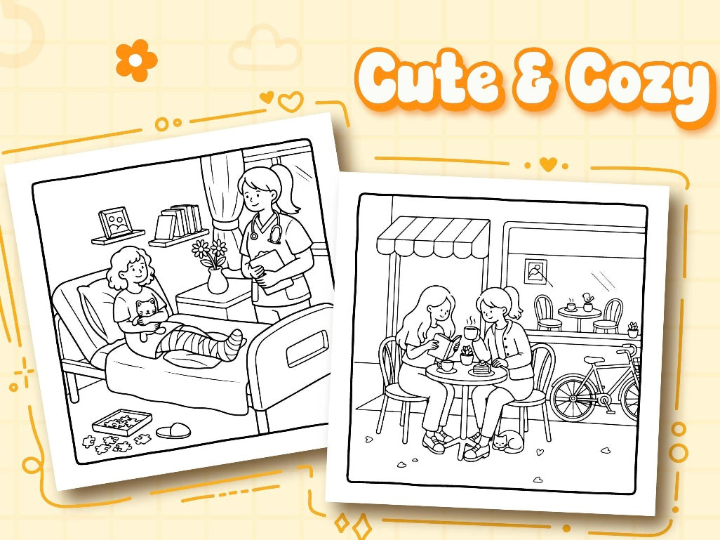 St. x Coloring Book - Girl Moments Vol. 2