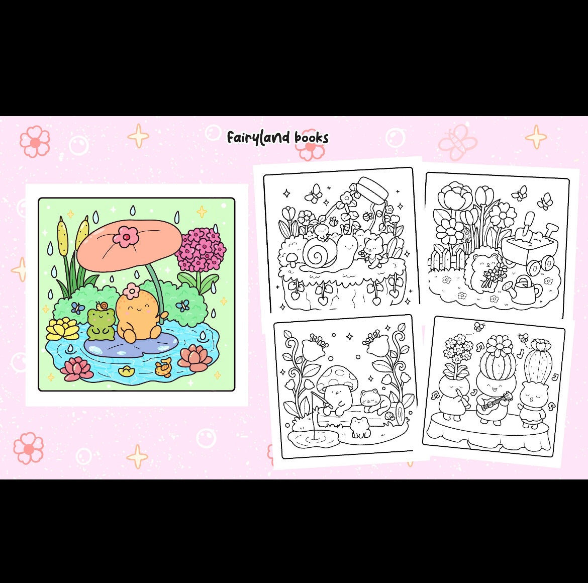 St. x Coloring Book - Cozy Gardens