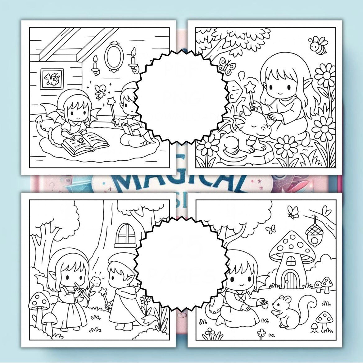 St. x Coloring Book - Fairy Magic